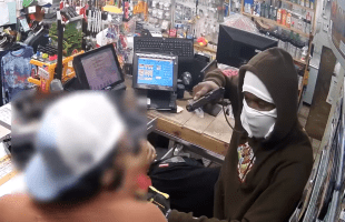 Robber Made His Own Homemade Ski Mask