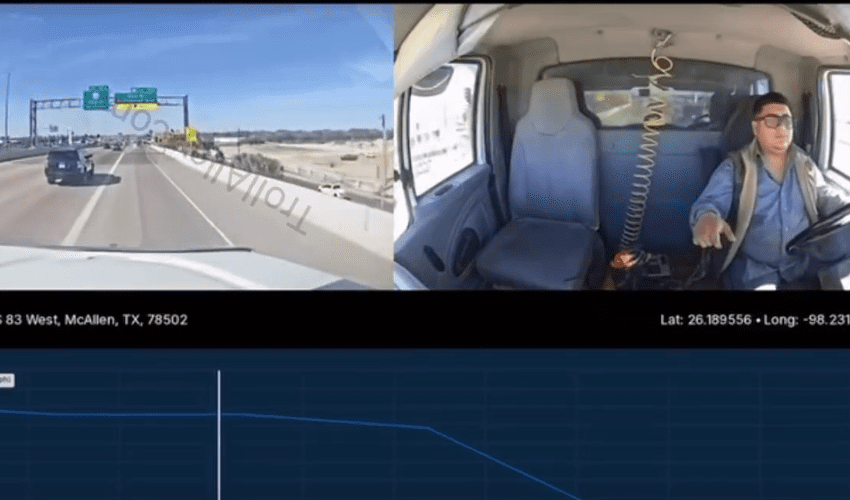 Dude Flips Truck While Testing For His CDLs