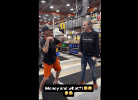 Two Dudes In The Store Goes At It Over Money