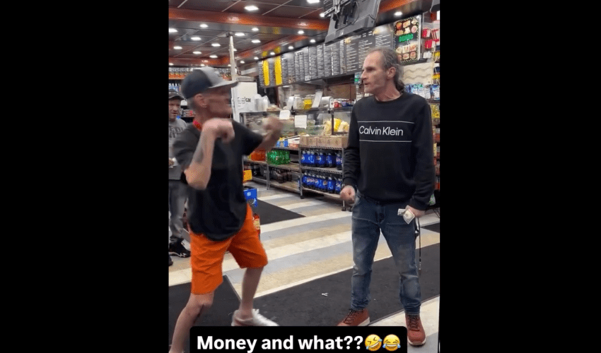 Two Dudes In The Store Goes At It Over Money