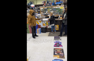 White Woman Called The Wrong Man Out His Name And Gets Snatched Up