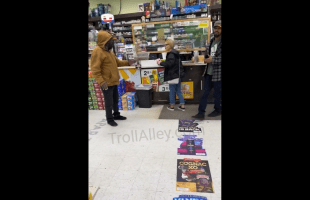 White Woman Called The Wrong Man Out His Name And Gets Snatched Up