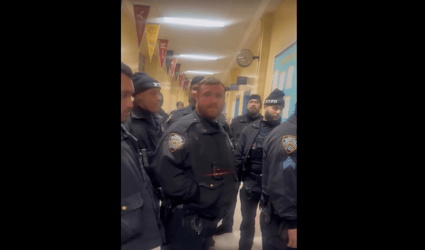 Mother Checks Police Officer After He Put Hands On Her 12 Year Old Son At School