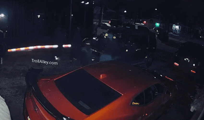 Masked Men Tell Owner To Back In The House While Breaking Into His Cars