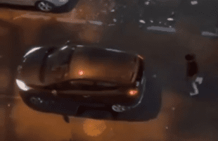 He Thought It Was Ok To Take His Anger Out On Somebody Vehicle