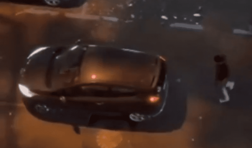 He Thought It Was Ok To Take His Anger Out On Somebody Vehicle