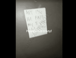Girl Was Scared After Finding This Letter On Everybody Door In A Houston Apartment Complex