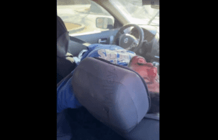 Man That Caused A Big Wreck Gets Caught Tweaking In The Car