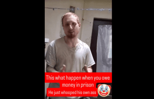 He Just Did This To Himself After He Owed Money To Another Inmate In Prison