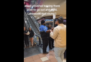 Dude Wanted To Throw Hands With A Female Security Guard At The Mall After Kicked Him Out