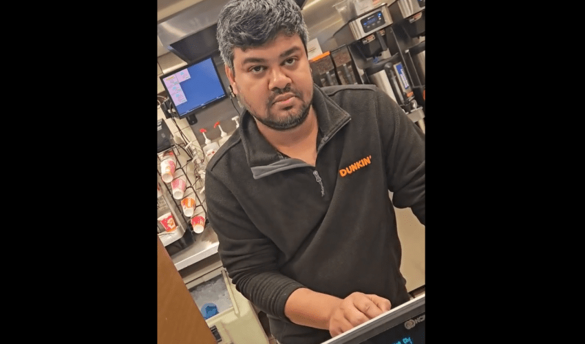 Woman Goes Off On Dunkin Donut Employee For Sending A Man In The Restroom Behind Her