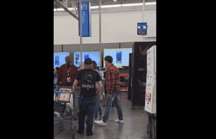 Dude Spit And Ran After Spitting On A Man During A Altercation In Walmart