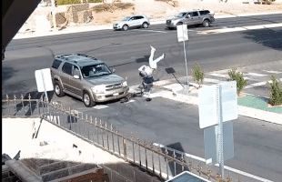 Dude Forgot To Look Both Ways Before Crossing