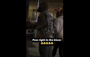 Dude Gets Dropped After He Kept Getting In People Face Talking Crazy