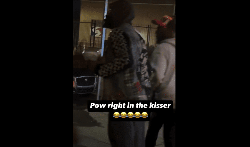 Dude Gets Dropped After He Kept Getting In People Face Talking Crazy