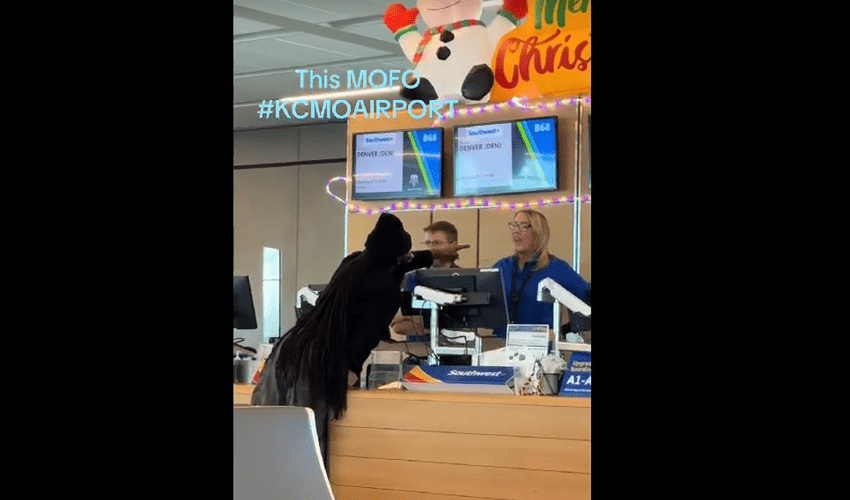 Dude Crashed Out On Everybody At The Airport Because He Been There For Hours