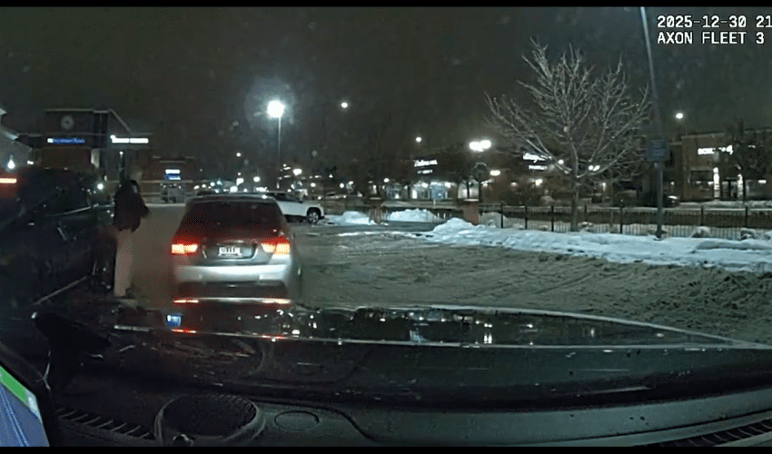 He Tried To Escape Police In A Stolen BMW On Ice