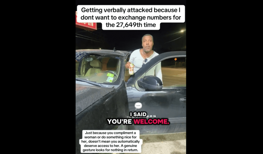 Dude Goes Off On A Woman That Disrespected Him After He Gave Her A Compliment For Holding The Door Open For Him