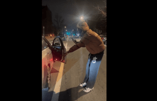 Woman Tried To Put The Blame On A Man After Crashing Into A Man And Refuse To Give Her Insurance