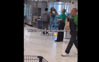 Walmart Behavior Came To Publix Store