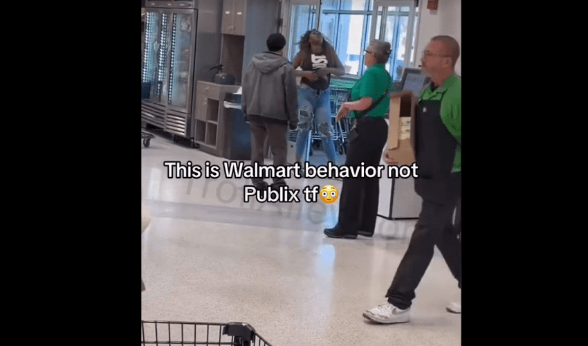 Walmart Behavior Came To Publix Store