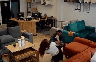 Woman Wrestles A Robber After He Tried To Take Her Money Out Her Purse At Her Job