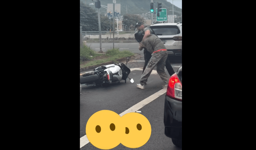 Thief Gets Snatched Off A Motorcycle By Police After Stealing It From A Military Base