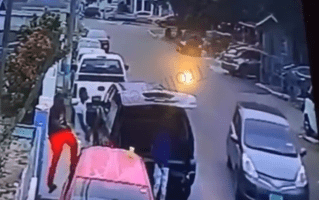 Running Made It Worse For Him And He Got Hid Pole Took