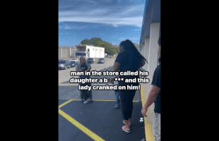 Woman Goes Off On A Father After He Called His Small Daughter The B-Word In The Store