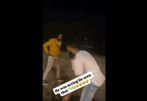 Dude Gets Put To Sleep For Taking His Time To Put His Drink Down