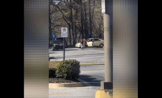 Two Girls Get Into A Accident With Their Cars And Started Throwing Hands