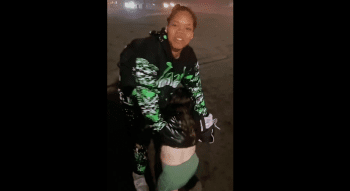 Stud Saves Her Drunk Midget Girlfriend After She Chose Up And Gave Dude Access To Control Her On The Blade