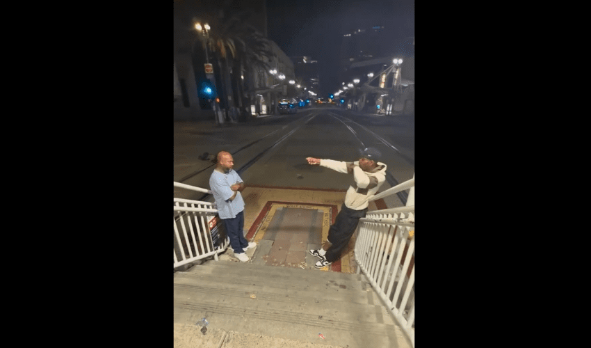 Dude Tried To Scare A Real Crip By Pretending To Be A Real Shoota And Almost For Put To Sleep