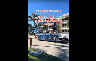 Woman Gets Mad After Trump Supporters Came Thru The Martin Luther King Parade With Trump Flags
