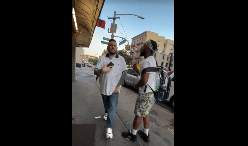 Mexican Guy Said Something Disrespectful To A Black Guy And Instantly Gets Pushed Down And Reminded Him Of His Skin Color