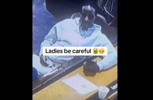 Dude Gets Caught On Camera By Bartender Spiking A Woman Drank At A Party