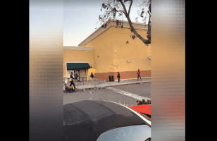 Woman Gets Crowded By Some Little Boys After She Disrespected Them For Selling Candy At The Store