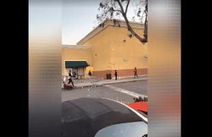 Woman Gets Crowded By Some Little Boys After She Disrespected Them For Selling Candy At The Store