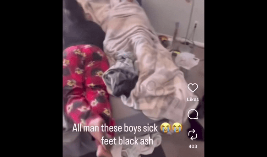 Dude Caught His Homie Cracking A Girl While Her Friend Was In The Bed On Her Phone