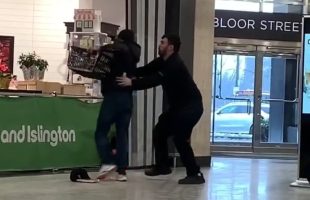 Security Tries To Stop Thief But He Wasn’t Having It