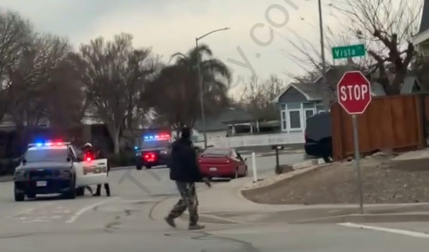 Police Still Missed Him While He Was Walking With A Strap