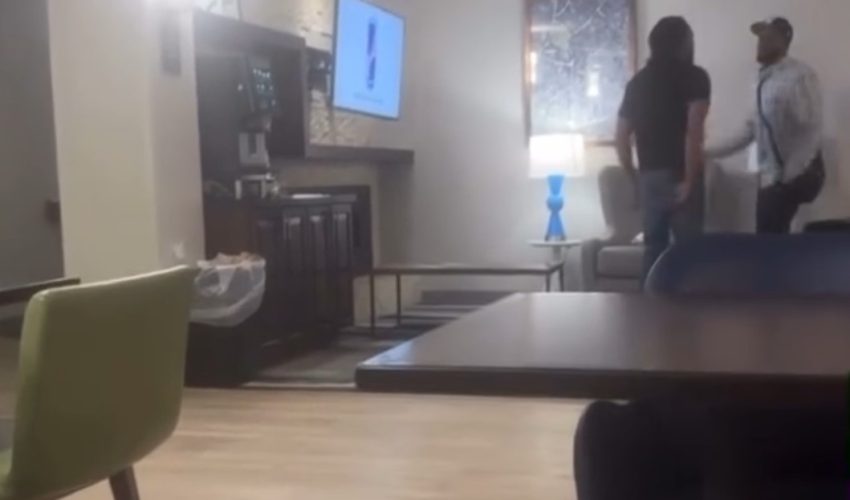 Dude Gets Dropped After He Kept Talking Gangster To A Unknown Man