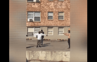 Two Dudes Pulled Their Strap After They Was Scared To Throw Hands With A Man