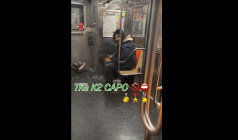 Dude Got Mad And Ran Off Two After He Caught Them Cheefing On K2 On The Train