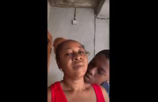 People Are Concerned After Seeing This Mother And Son Duo On Camera Being Weird