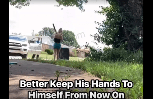 Girl With A Baseball Bat Teaches Her Mother Boyfriend A Lesson For Putting Hands On Her Mother