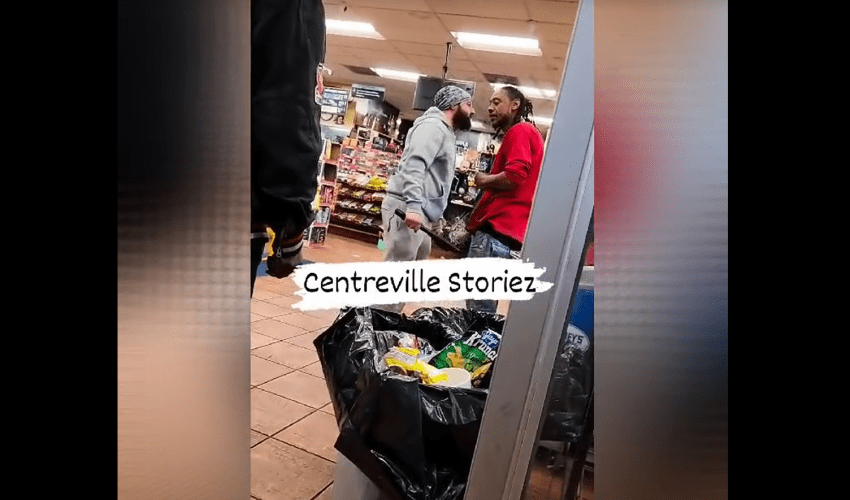 Arab Guy Was Going Hard On A Guy In His Store And Didn’t Know He Had A Knife Behind His Back