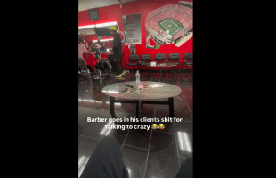 Barber Put His Client In His Place For Talking Crazy To Him In The Shop