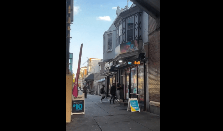 Dude Was Talking Crazy To A Woman And The Men That Was Close Instantly Took Off On Him