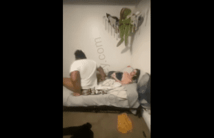 Woman Goes Off After She Caught The Homeless Man She Invited In Her Home With Another Man On Her Bed